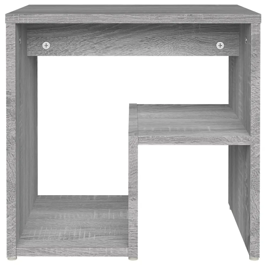 Tables de chevet 2 pcs Sonoma gris 40x30x40 cm Bois ingénierie - 5