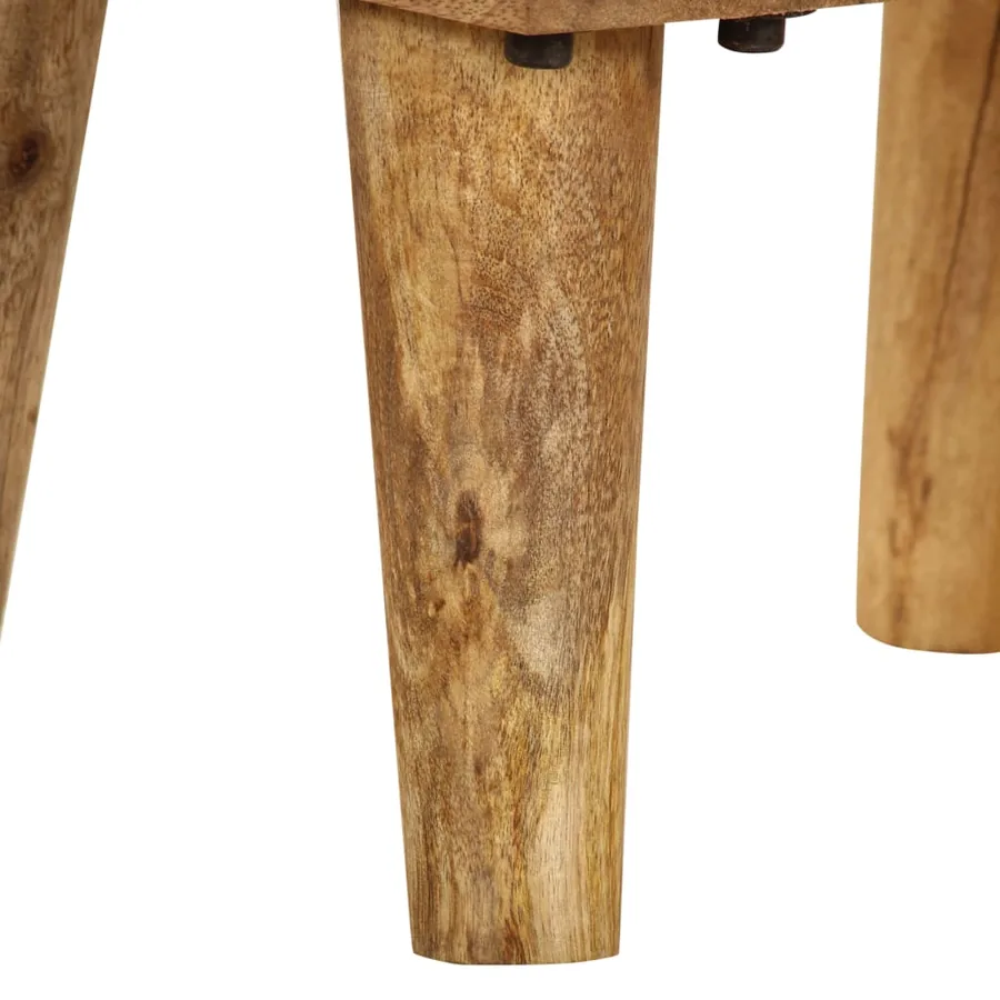 Table de chevet Bois de manguier massif 40 x 30 x 59,5 cm - 11