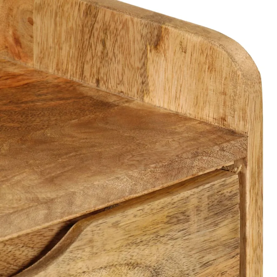 Table de chevet Bois de manguier massif 40 x 30 x 59,5 cm - 5
