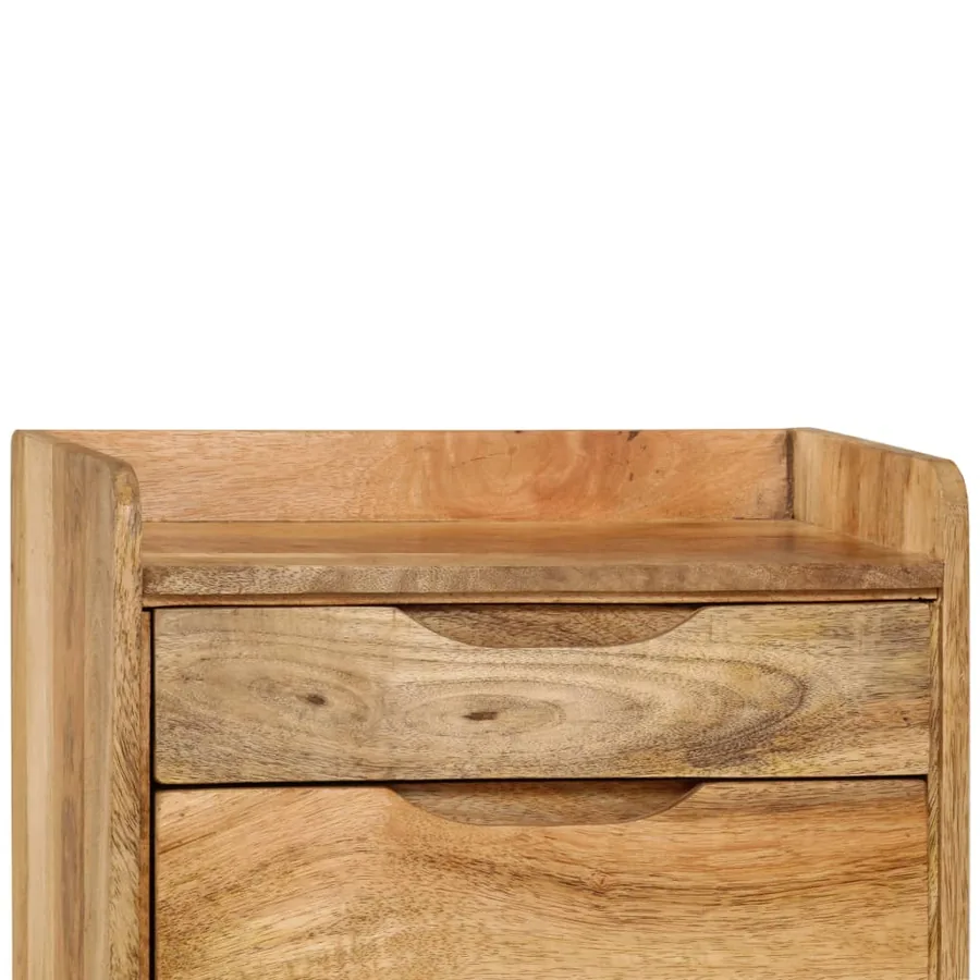 Table de chevet Bois de manguier massif 40 x 30 x 59,5 cm - 7
