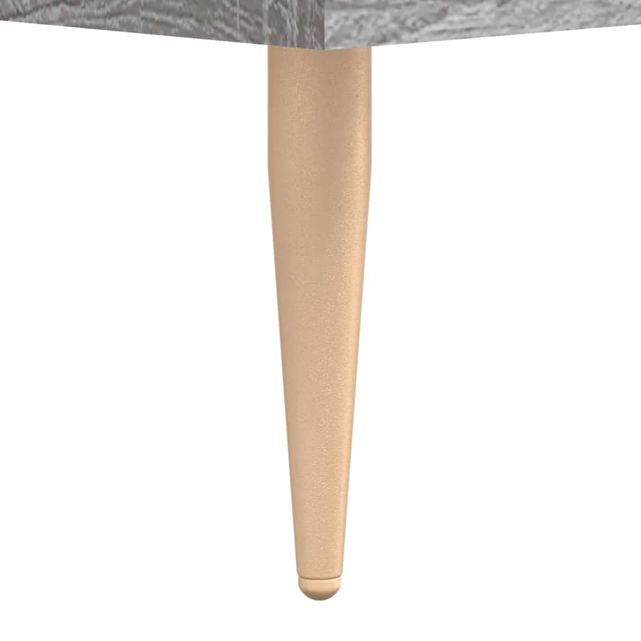 Buffet haut Sonoma gris 69,5x34x180 cm Bois d'ingénierie - 11