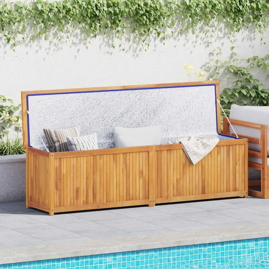 Boîte de jardin 200x50x55 cm Bois massif de teck