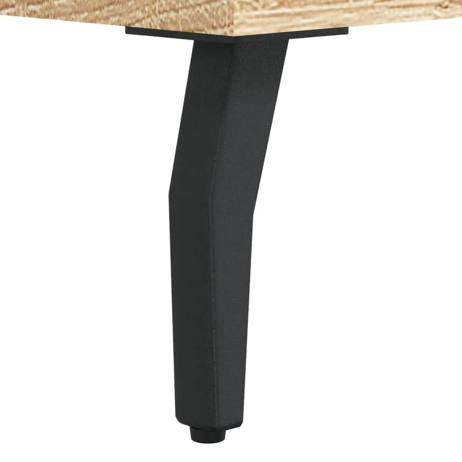 Buffet haut Chêne sonoma 69,5x34x180 cm Bois d'ingénierie - 12