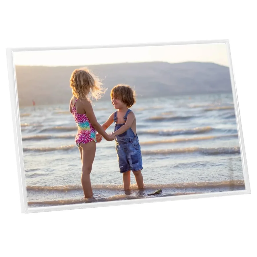Collage de cadres photo 3 pcs au mur table Blanc 21x29,7 cm MDF - 4