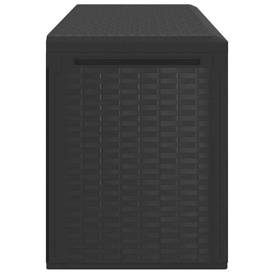 Boîte de rangement de jardin Anthracite 114x47x60 cm - 5