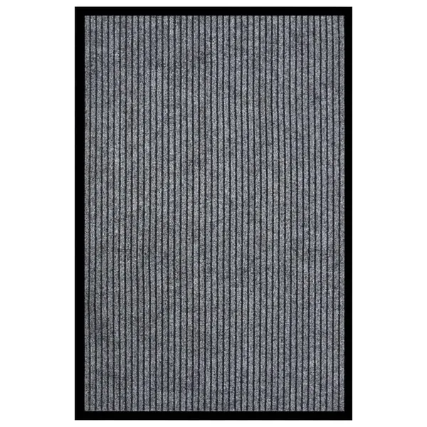 Paillasson rayé Gris 80x120 cm