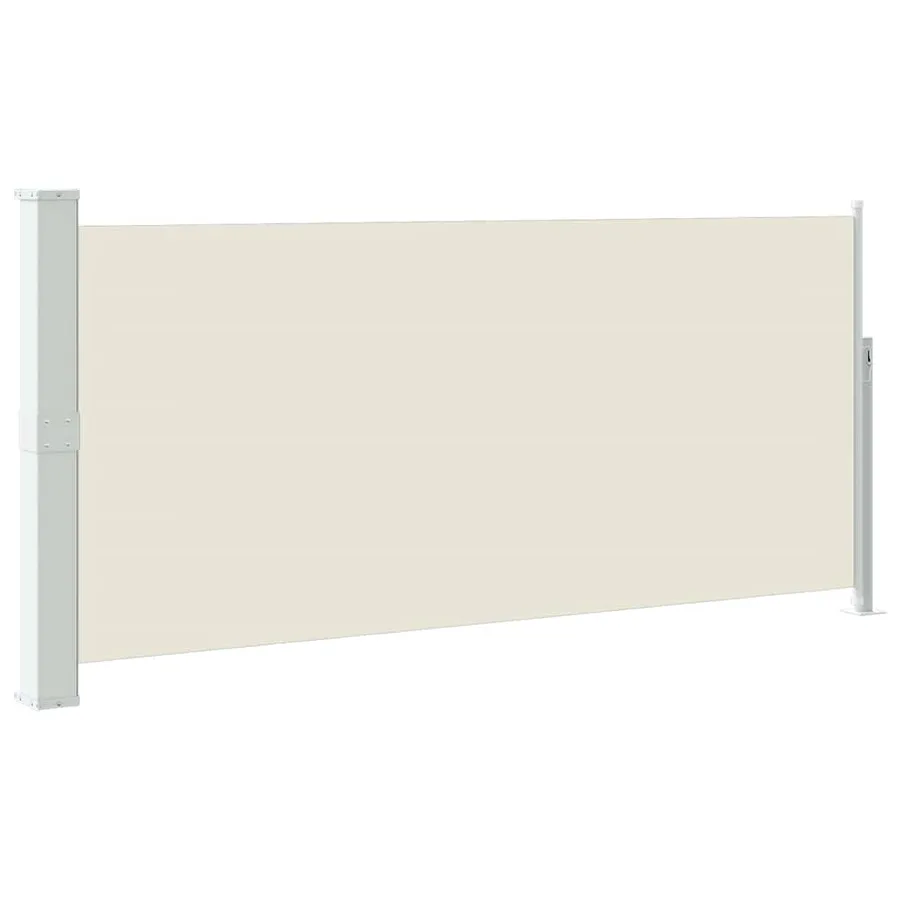 Auvent latéral rétractable 140 x 300 cm Blanc cassé - 2