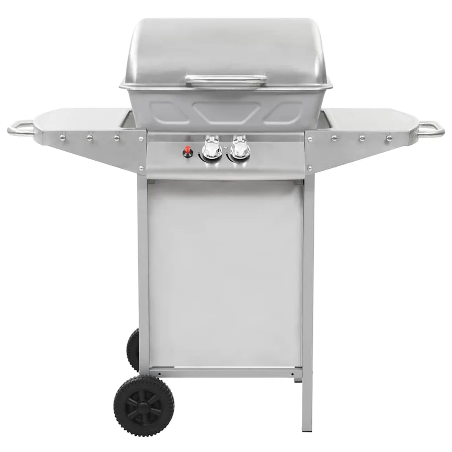Barbecue à gaz avec 2 zones de cuisson Acier Argenté - 3