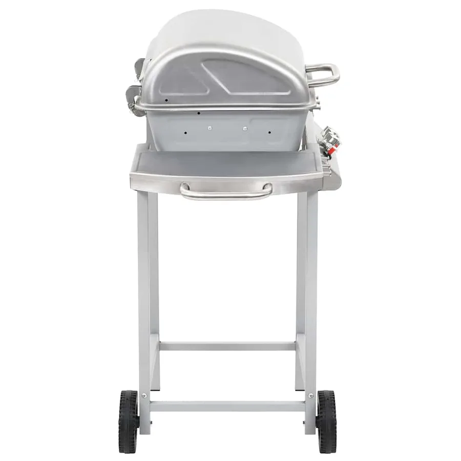 Barbecue à gaz avec 2 zones de cuisson Acier Argenté - 5