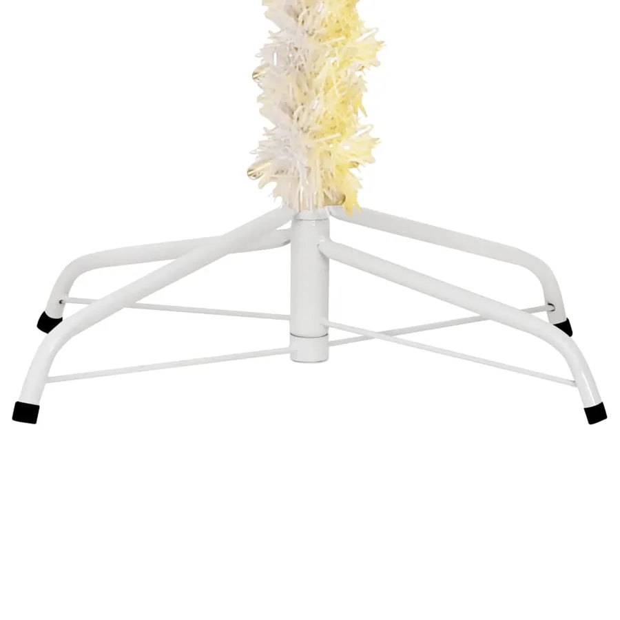 Sapin de Noël artificiel pointes iridescentes Blanc 180 cm PVC - 6