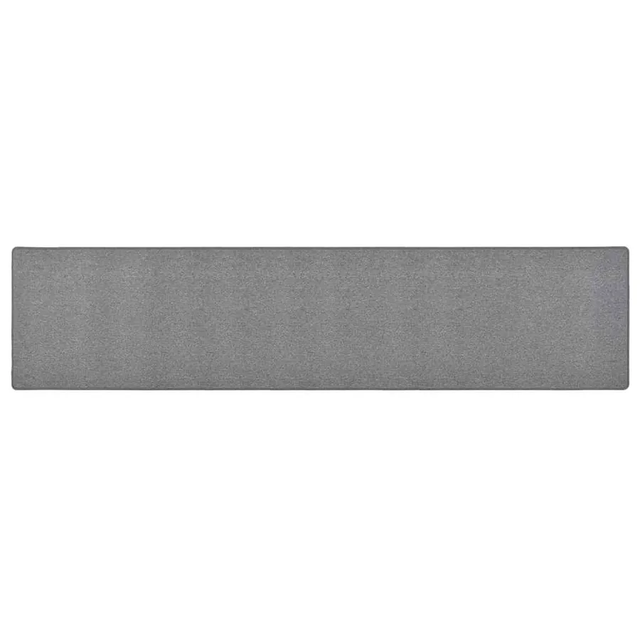 Tapis de couloir Gris foncé 50x250 cm