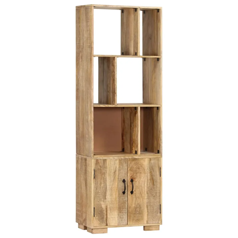 Bibliothèque 60x35x180 cm Bois de manguier solide - 10