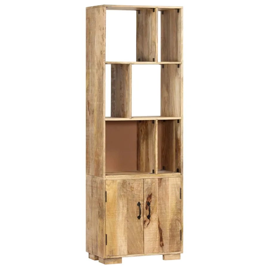 Bibliothèque 60x35x180 cm Bois de manguier solide - 11