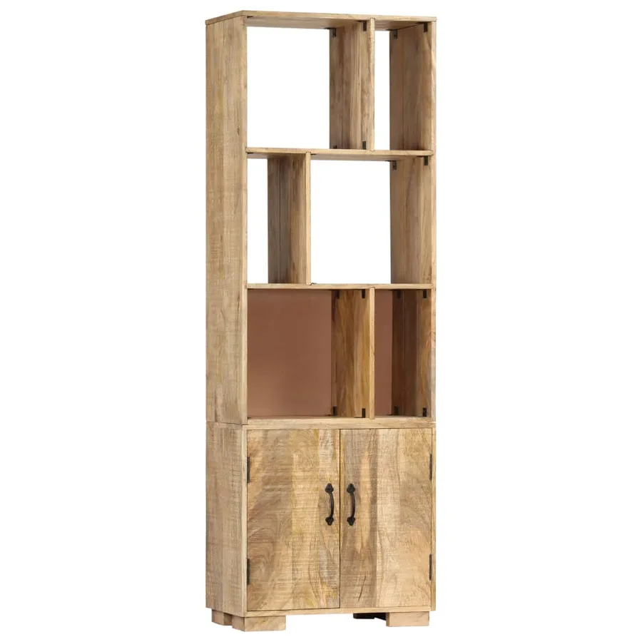 Bibliothèque 60x35x180 cm Bois de manguier solide - 12