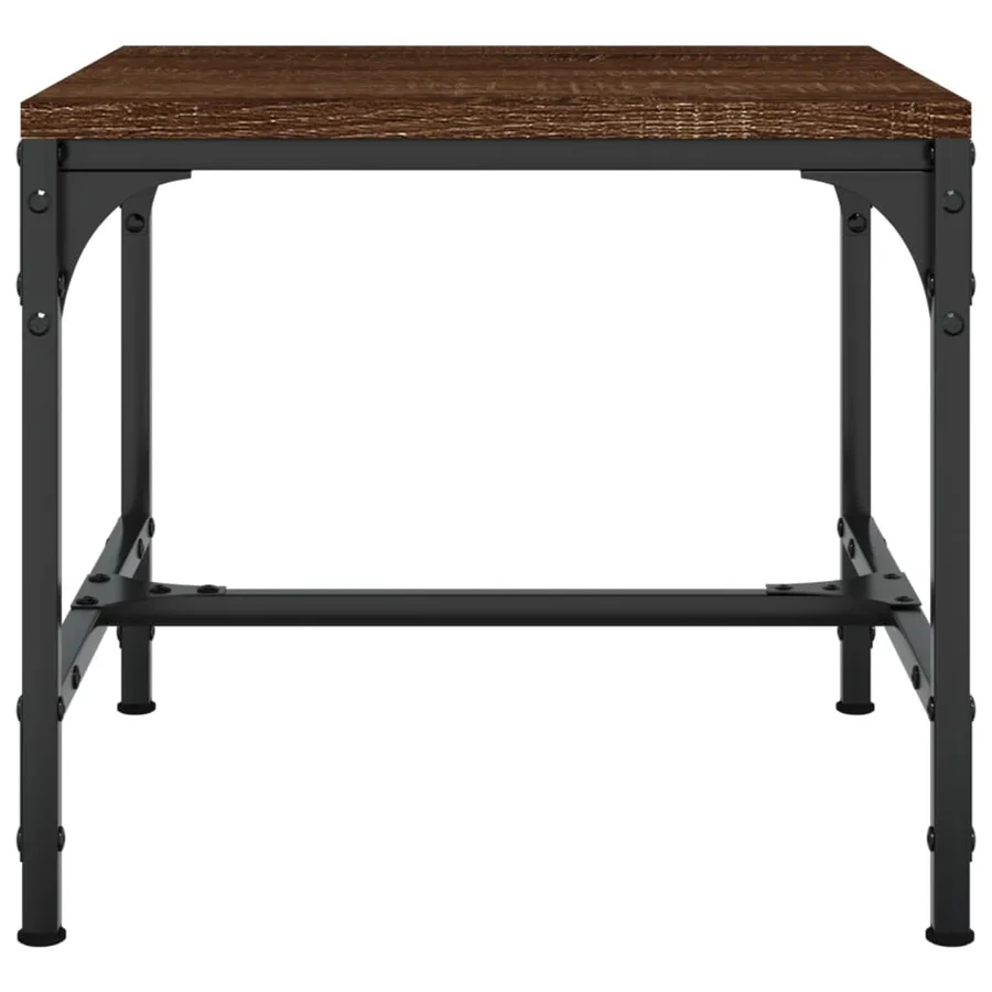 Tables d'appoint 2 pcs Chêne marron 40x40x35 cm Bois ingénierie - 6