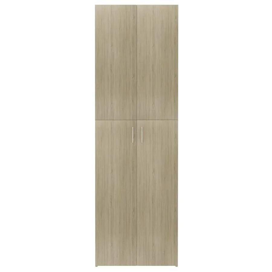 Armoire de bureau Chêne sonoma 60x32x190 cm Bois d'ingénierie - 5