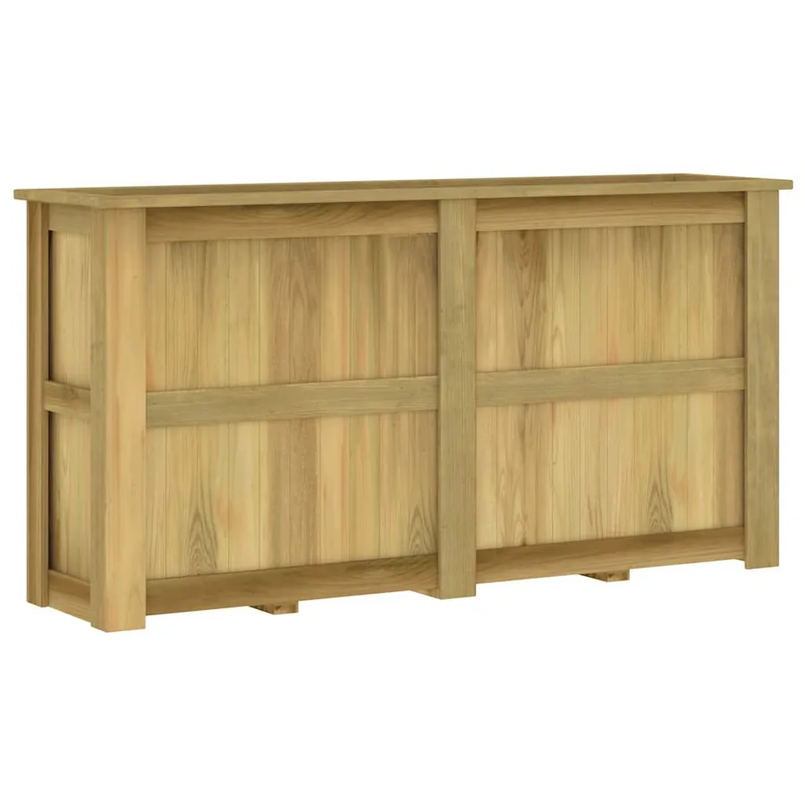 Jardinière surélevée 196x50x100 cm Bois de pin imprégné