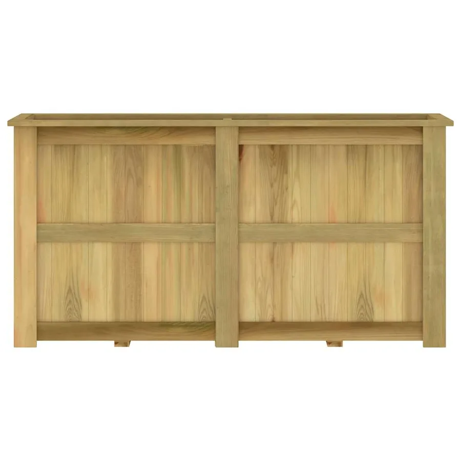 Jardinière surélevée 196x50x100 cm Bois de pin imprégné - 5