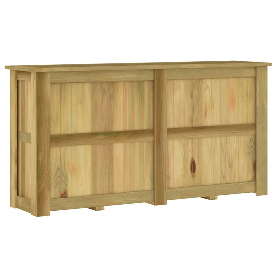 Jardinière surélevée 196x50x100 cm Bois de pin imprégné - 7