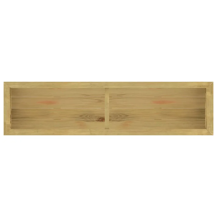 Jardinière surélevée 196x50x100 cm Bois de pin imprégné - 8