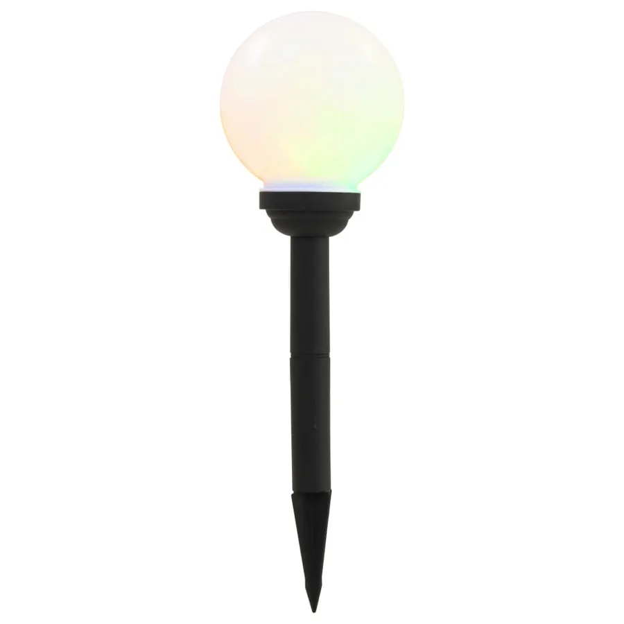 Lampes solaires sphériques LED de jardin 8 pcs 15 cm RVB - 3