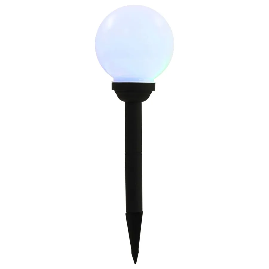 Lampes solaires sphériques LED de jardin 8 pcs 15 cm RVB - 4