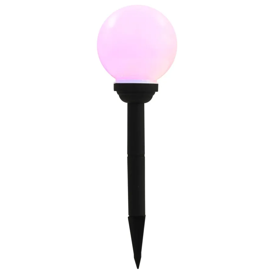 Lampes solaires sphériques LED de jardin 8 pcs 15 cm RVB - 5