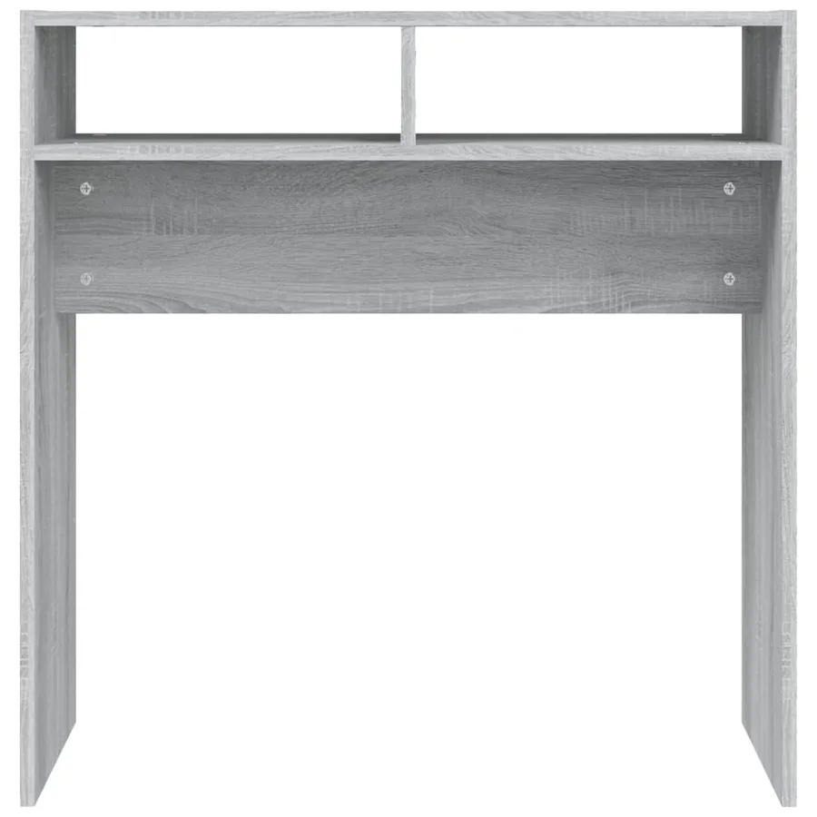 Table console Sonoma gris 78x30x80 cm Bois d'ingénierie - 4