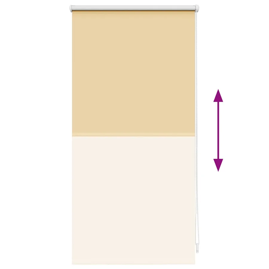Store enrouleur occultant 44,4 x 100 cm, largeur du tissu 40 cm, beige - 9