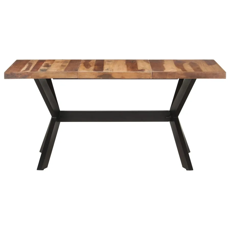 Table de salle à manger 160x80x75 cm Bois avec finition miel - 2