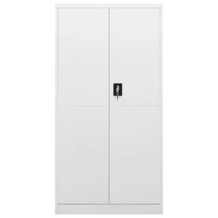 Armoire à casiers Blanc 90x40x180 cm Acier - 2