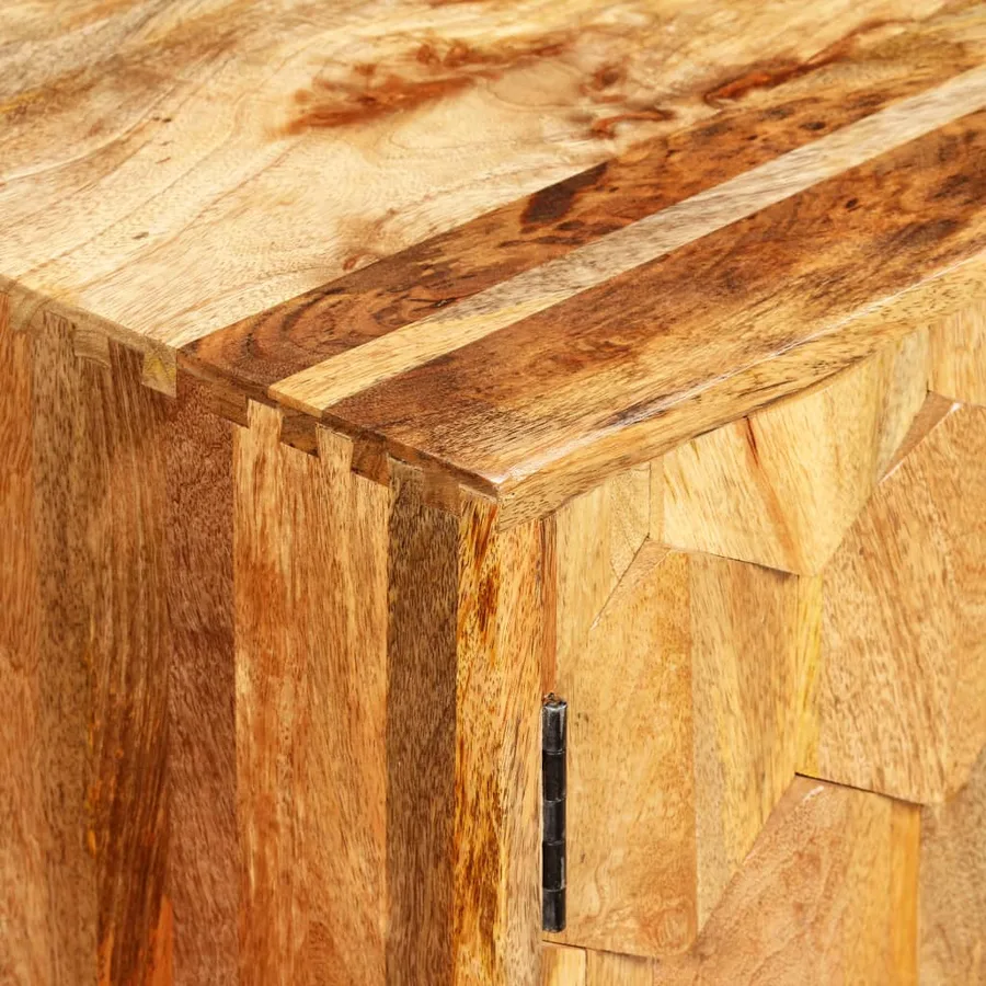 Meuble TV Bois massif de manguier 118 x 35 x 40 cm - 7