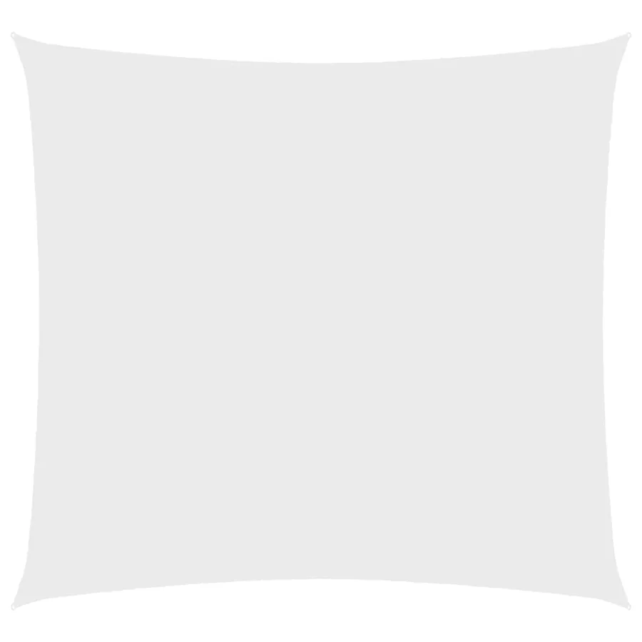 Voile de parasol Tissu Oxford carré 3,6x3,6 m Blanc - 2