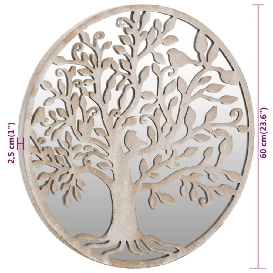 Miroir Sable 60x2,5 cm Fer pour utilisation à l'intérieur - 6
