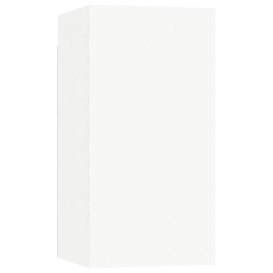 Ensemble de meubles TV 7 pcs Blanc Bois d'ingénierie - 7