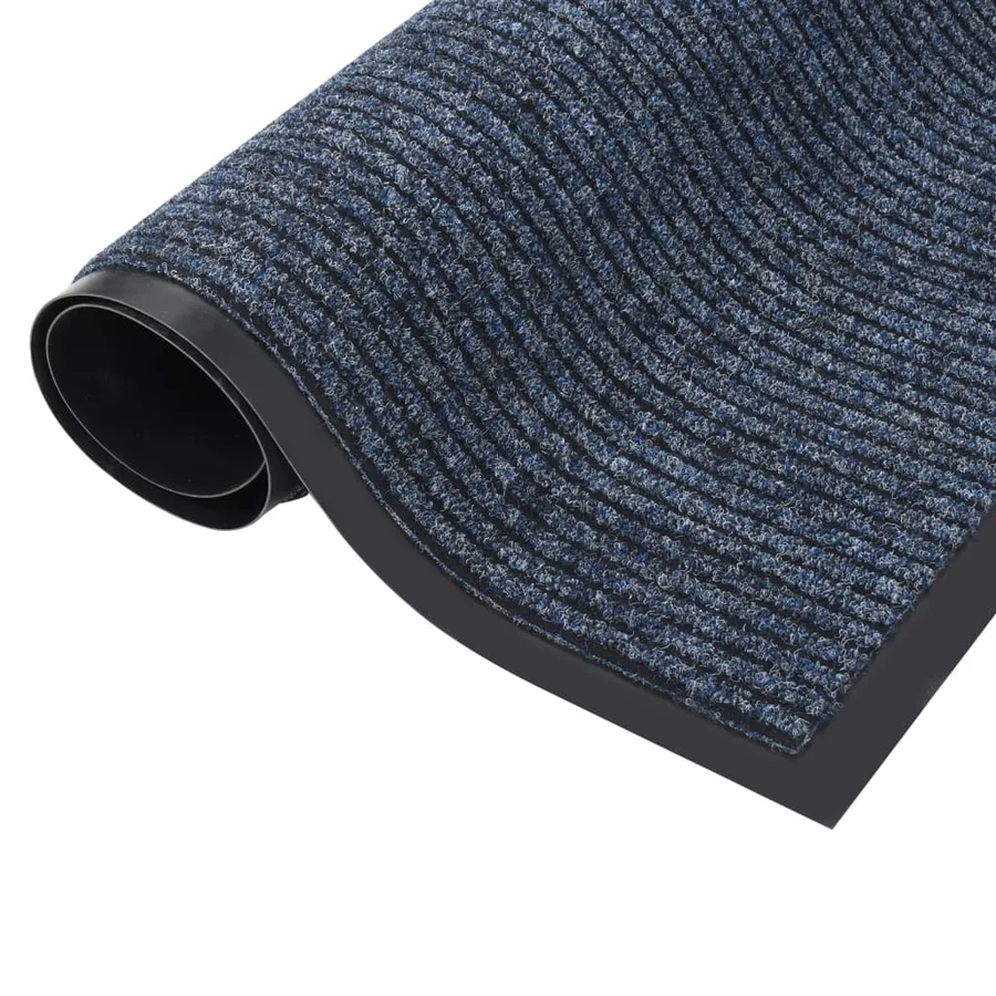Paillasson rayé Bleu 40x60 cm - 4