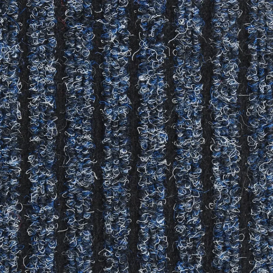 Paillasson rayé Bleu 40x60 cm - 5