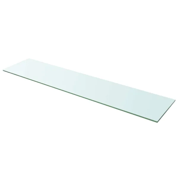 Panneau pour étagère Verre transparent 110 x 25 cm