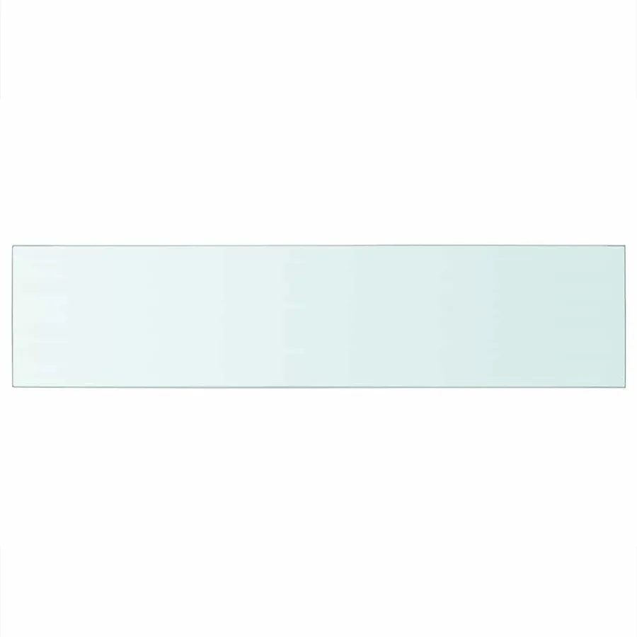Panneau pour étagère Verre transparent 110 x 25 cm - 2