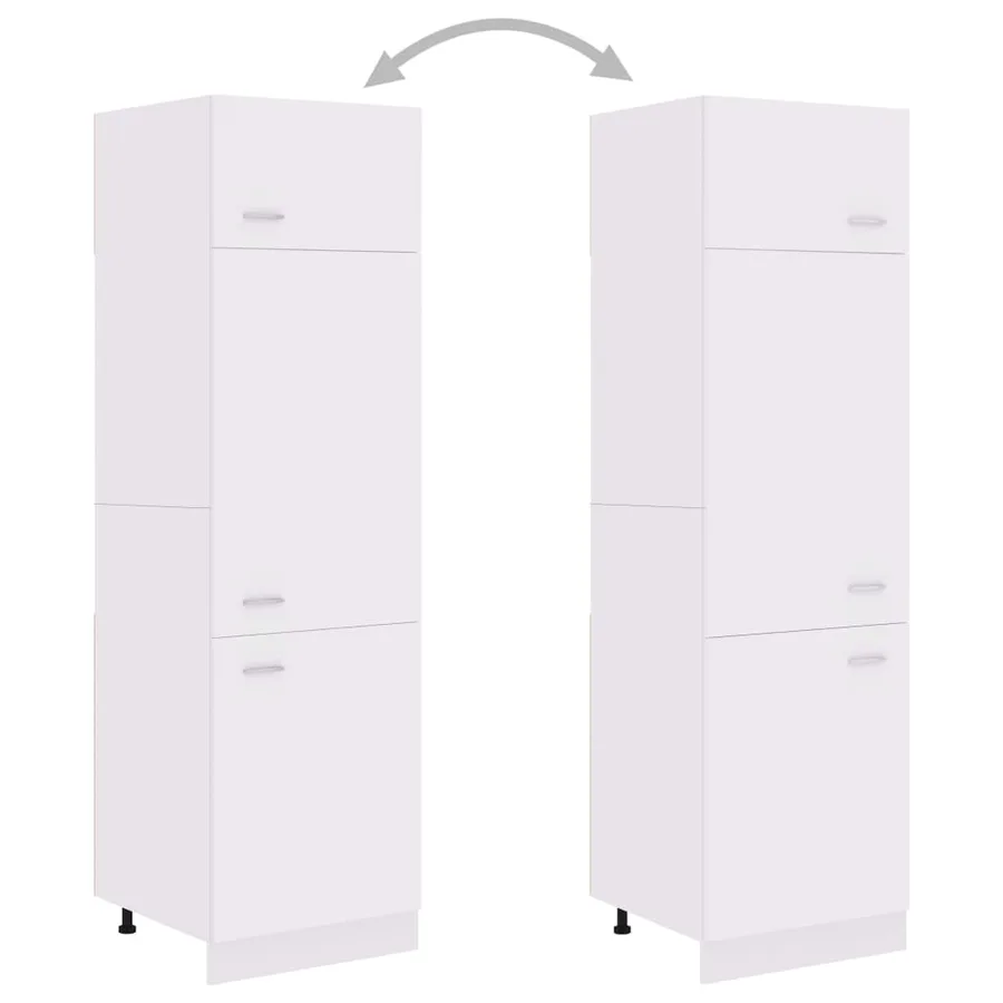 Armoire réfrigérée "Lyon" Blanc 60 x 57 x 207 cm Bois d'ingénierie - 4
