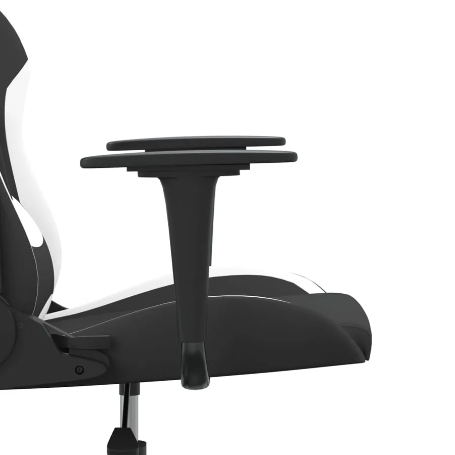 Chaise de jeu Noir et blanc Tissu - 10
