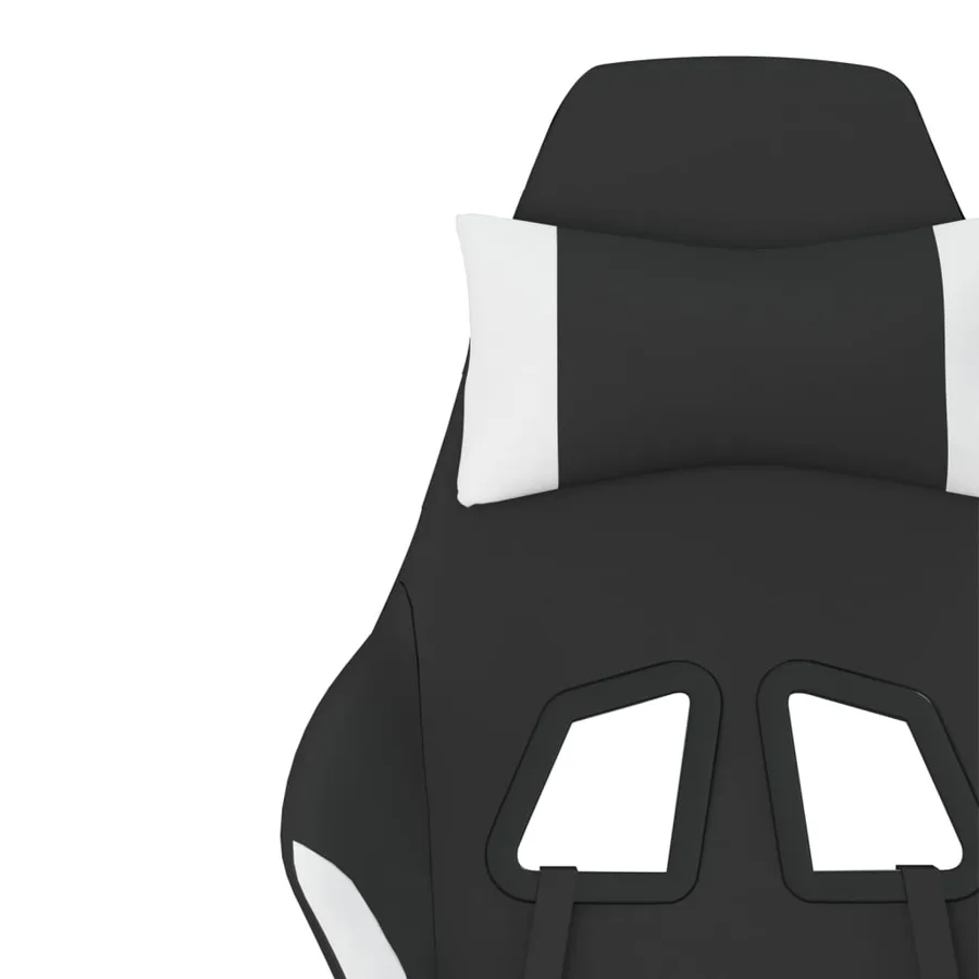 Chaise de jeu Noir et blanc Tissu - 11
