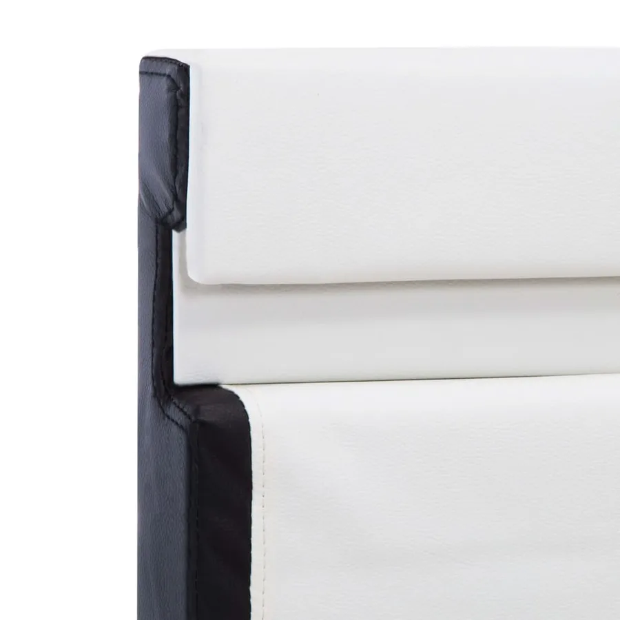 Cadre de lit avec LED sans matelas blanc 120x200 cm - 6