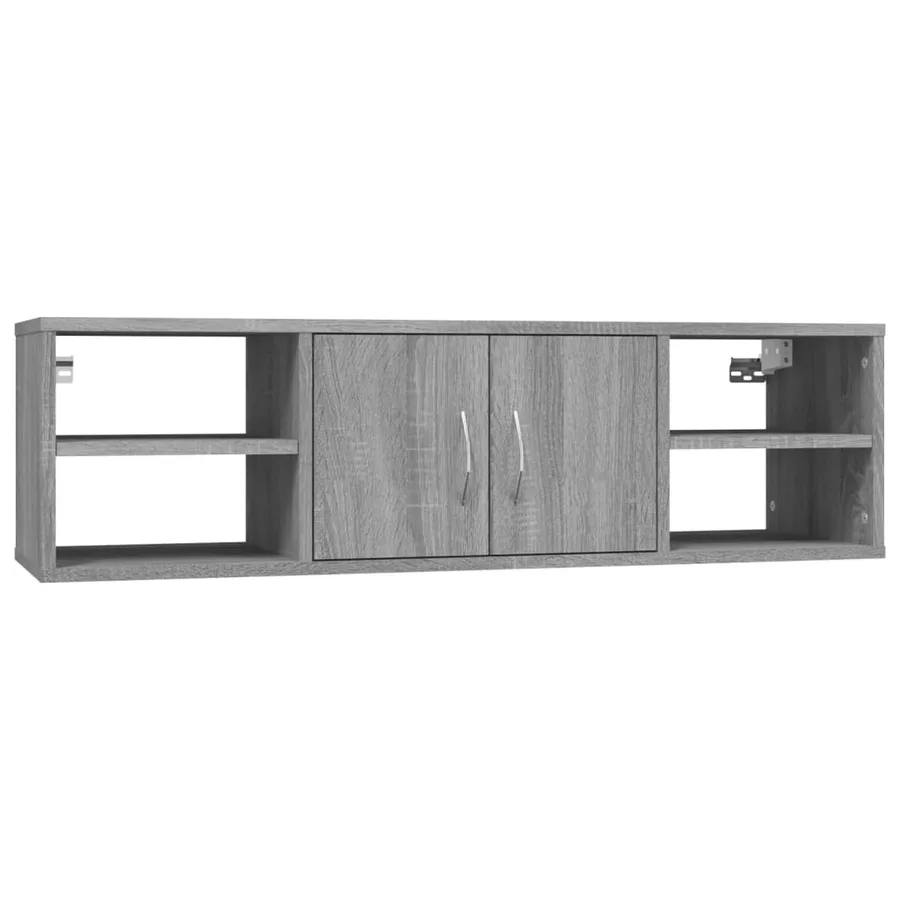 Étagère murale Sonoma gris 102x30x29 cm Bois ingénierie - 2