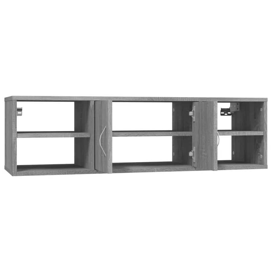 Étagère murale Sonoma gris 102x30x29 cm Bois ingénierie - 6