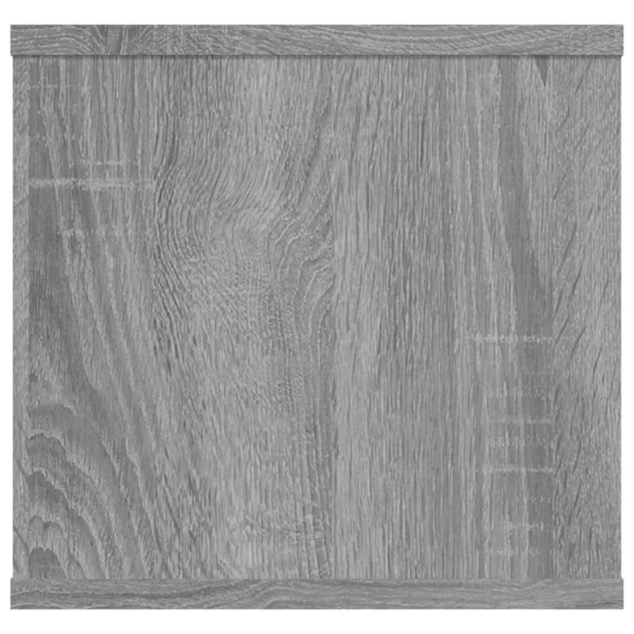 Étagère murale Sonoma gris 102x30x29 cm Bois ingénierie - 7