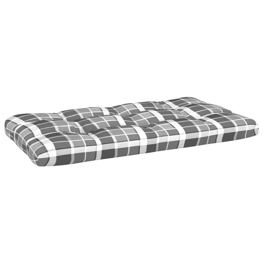 Canapé central palette de jardin Blanc Bois de pin imprégné - 7