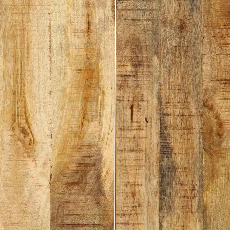 Table à manger 160x80x75 cm bois de manguier massif - 7