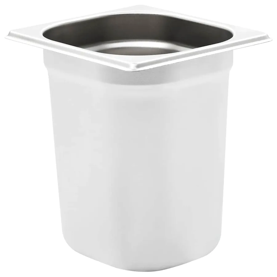 Récipients Gastronorm 8 pcs GN 1/6 200 mm Acier inoxydable - 3