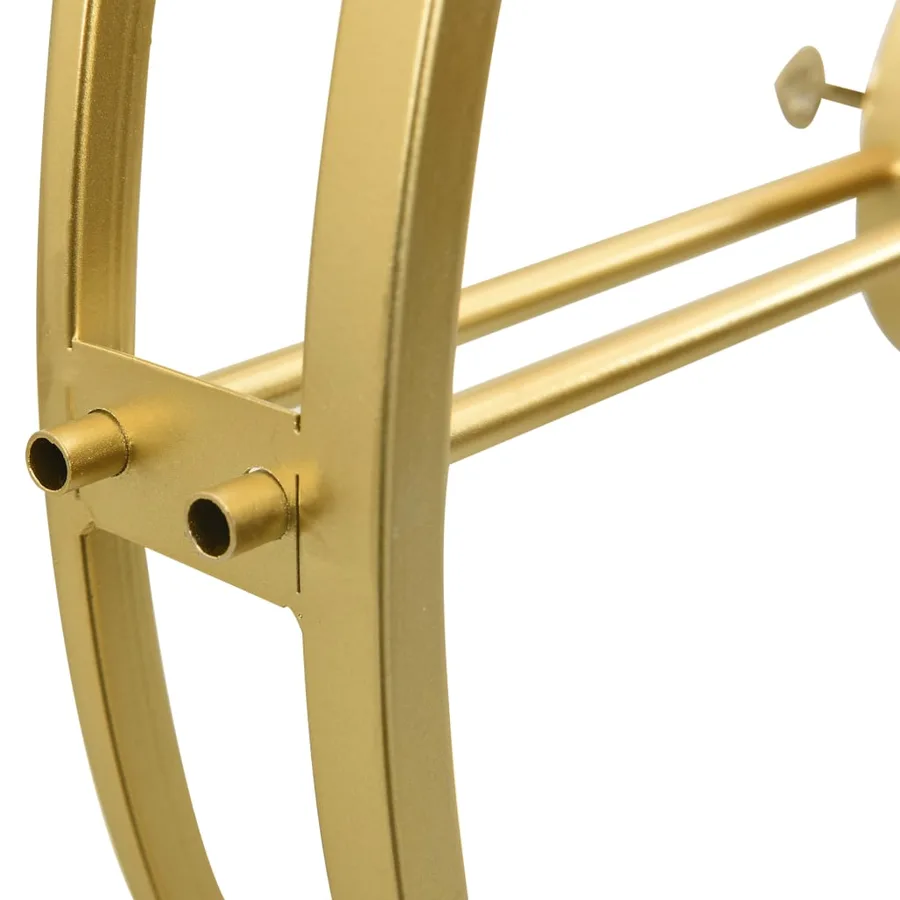 Horloge murale Doré 52 cm Fer - 4